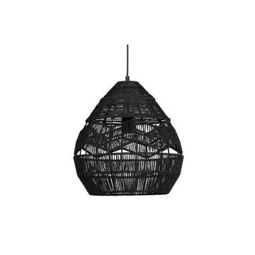 Lampe à suspension Adelaide noire Ø35