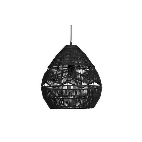 mutoni Lampe à suspension Adelaide noire Ø35  