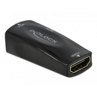 DeLock  DeLOCK 66560 câble vidéo et adaptateur HDMI Type A (Standard) VGA (D-Sub) Noir 