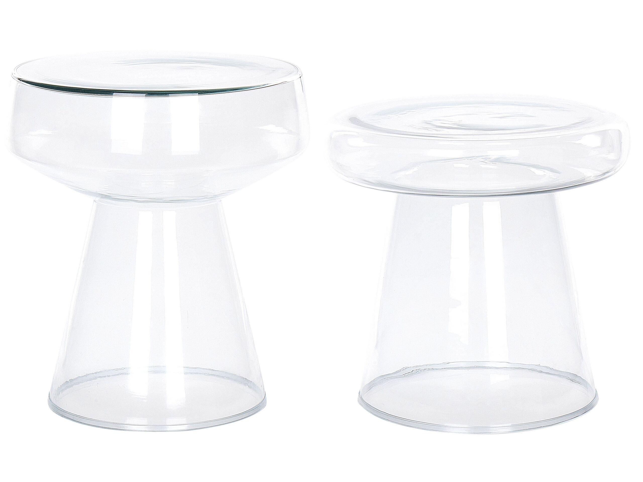 Image of Tisch Set aus Glas Modern LAGUNA/CALDERA Tisch Set aus Glas Modern LAGUNA/CALDERA