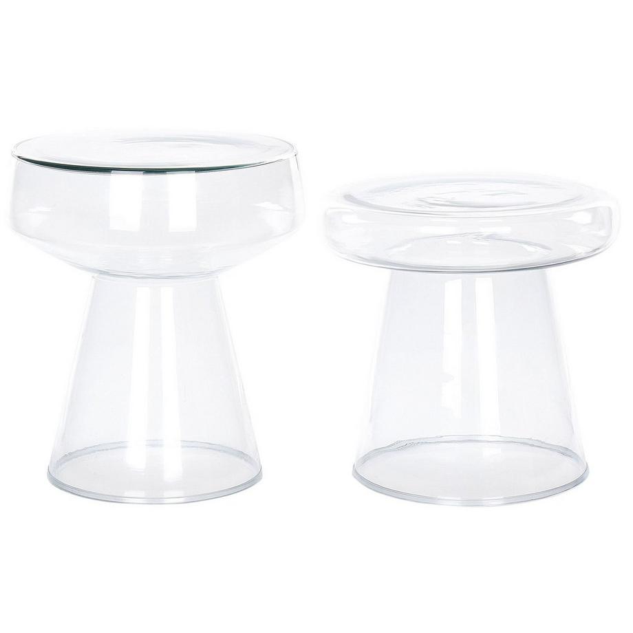 Tisch Set aus Glas Modern LAGUNA/CALDERA