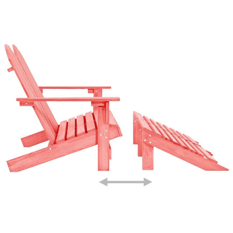 VidaXL Chaise de jardin bois  
