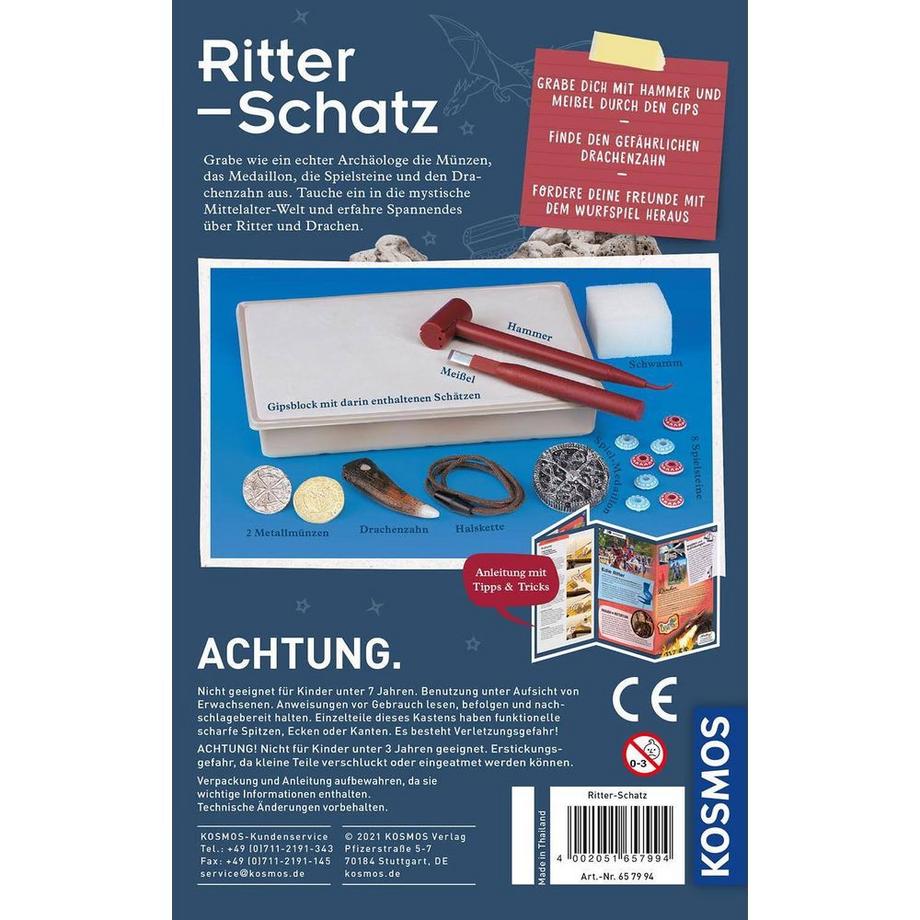 Kosmos  Mitbring Experimente Ritter Schatz 