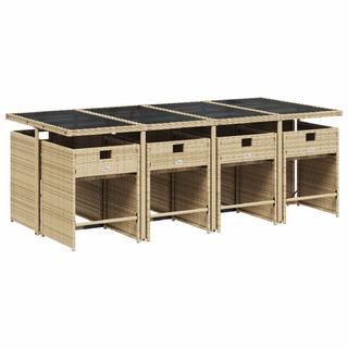 VidaXL Garten essgruppe poly-rattan  