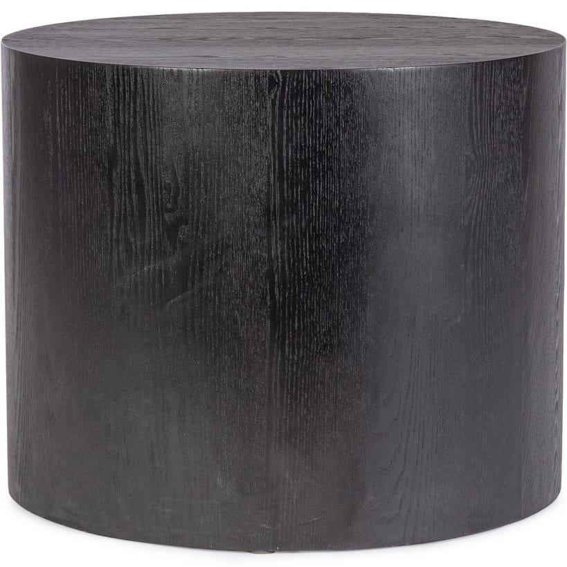 mutoni Table basse Stanwood noire ronde 50  