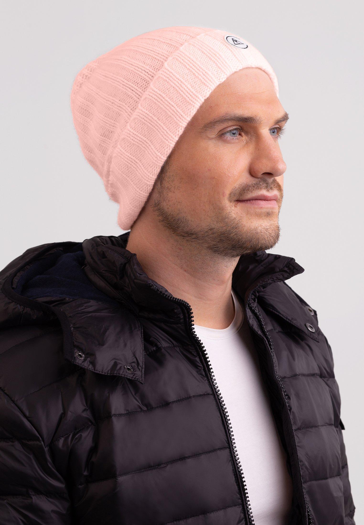 CASH-MERE.CH Kaschmir Rib Mütze  