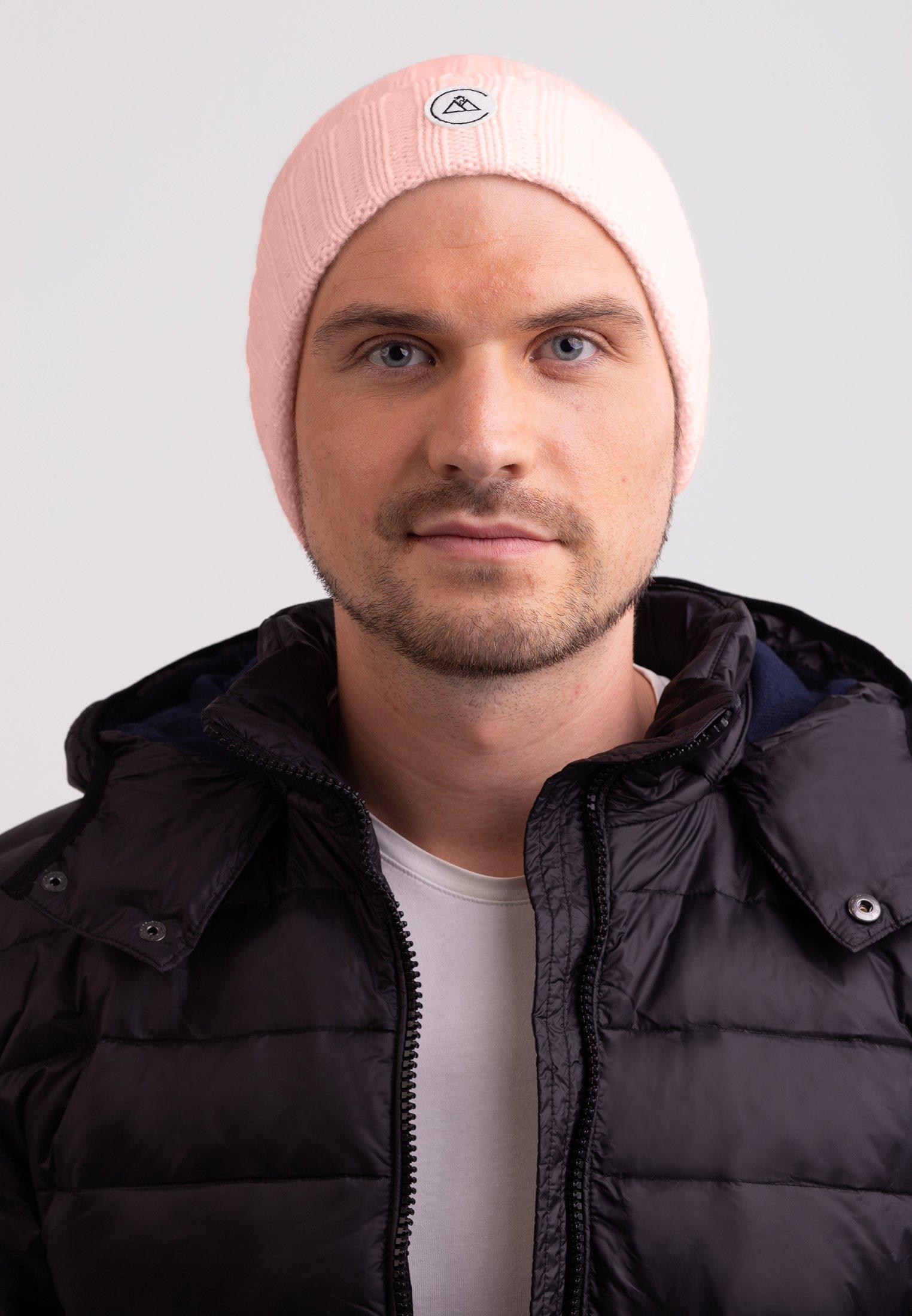 CASH-MERE.CH Kaschmir Rib Mütze  