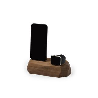 Oakywood  Combo Dock - Station d'accueil en bois - pour recharger l'iPhone et l'Apple Watch 