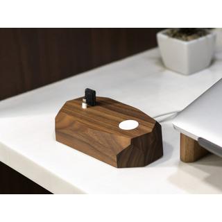 Oakywood  Combo Dock - Dockingstation aus Holz - zum Aufladen von iPhone und Apple Watch 