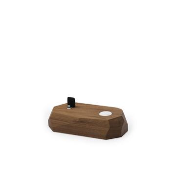 Combo Dock - Dockingstation aus Holz - zum Aufladen von iPhone und Apple Watch