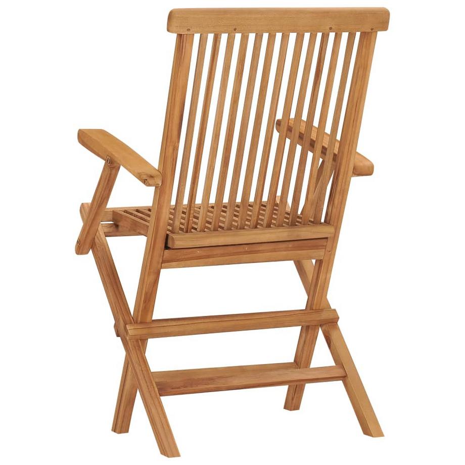 VidaXL sedia pieghevole Teak riciclato  