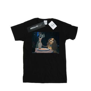 Disney  Tshirt LADY AND THE TRAMP SPAGHETTI SLURP 