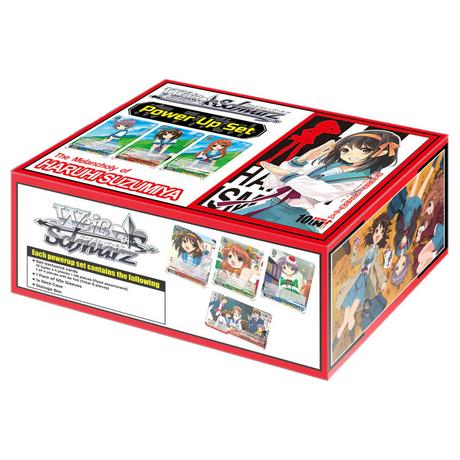 Bushiroad  Power Up Set the Melancholy of Haruhi Suzumiya Booster Display - Weiss Schwarz TCG - EN 