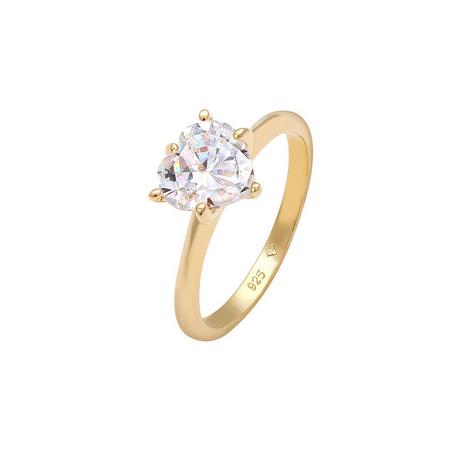 Elli  Bague Cœur Zircon 