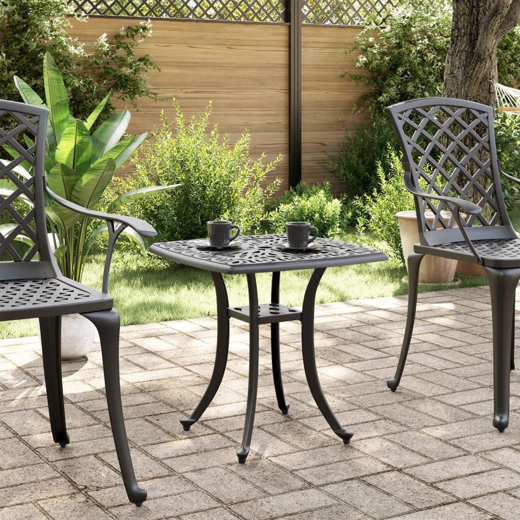 VidaXL Table de jardin aluminium  