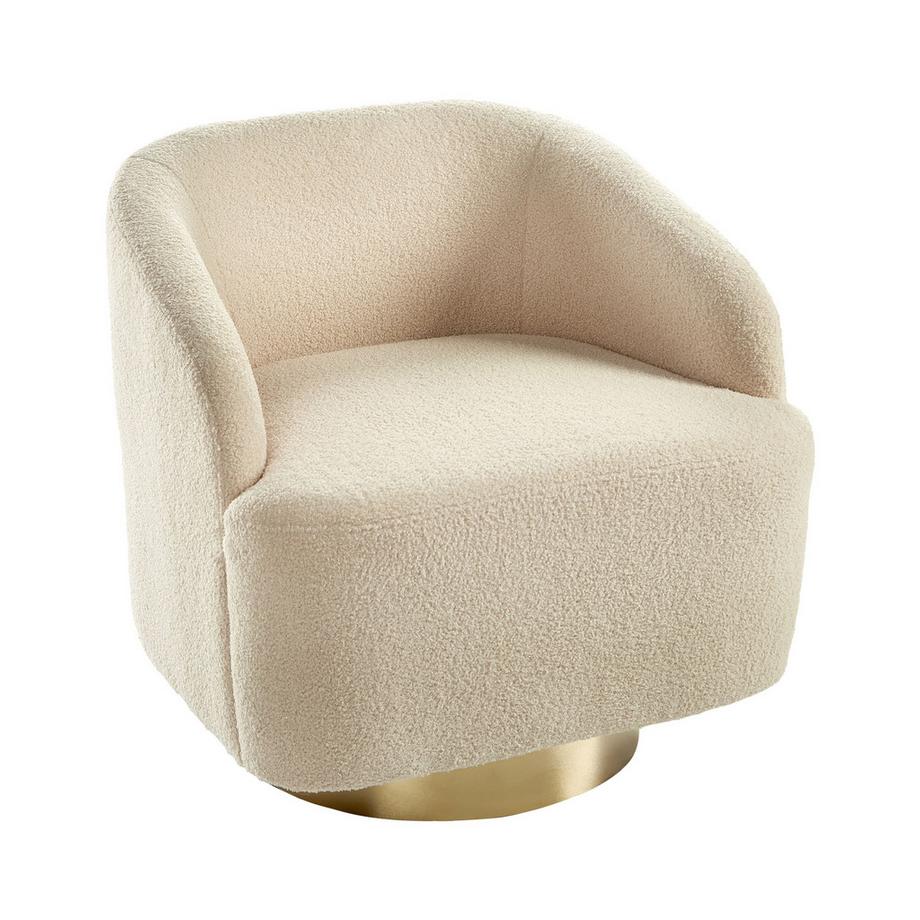 Beliani Sessel aus Bouclé Retro LAVIK  