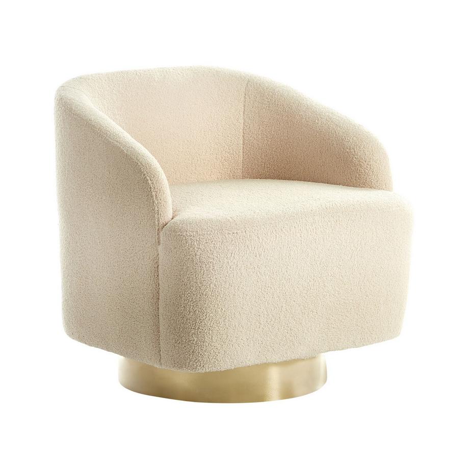 Beliani Sessel aus Bouclé Retro LAVIK  