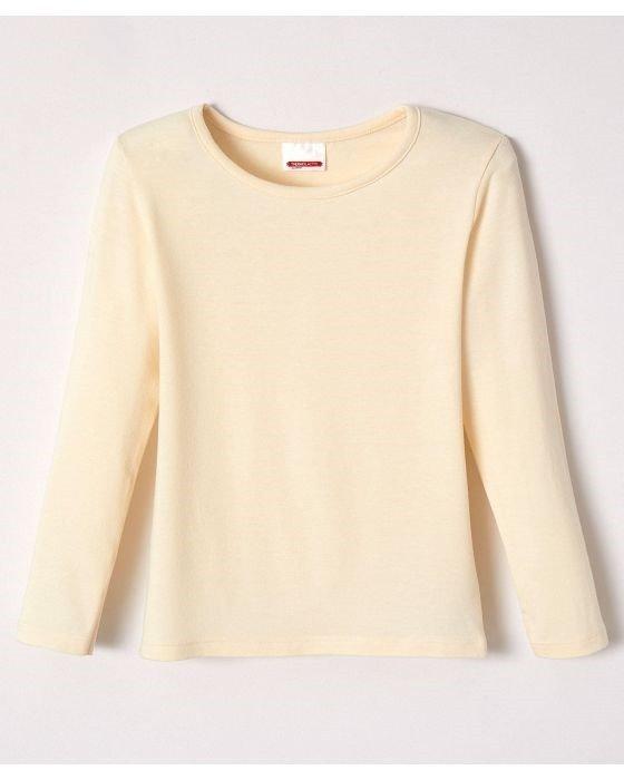 Image of Langärmeliges Shirt. Mädchen Weiss 116
