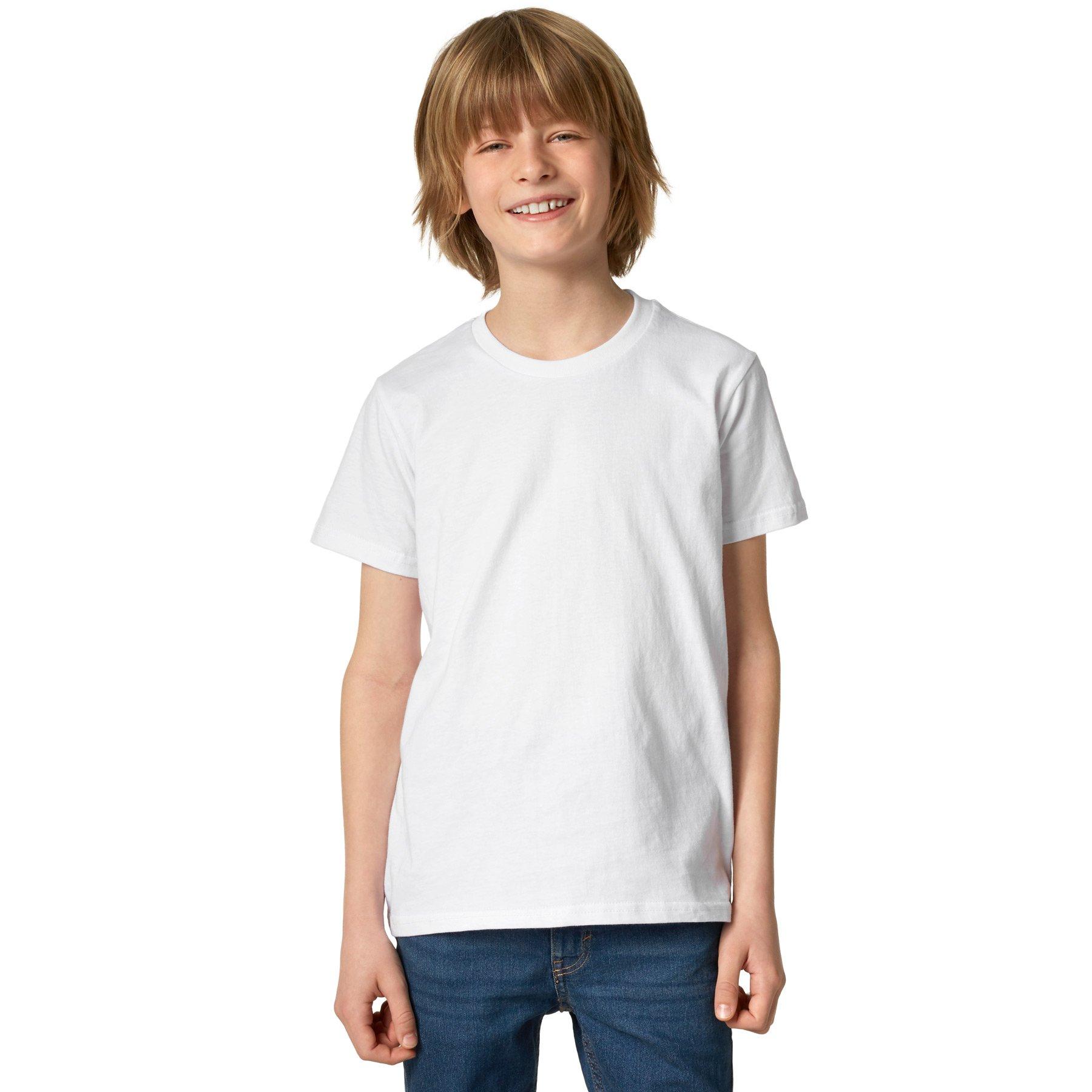 Image of T-shirt Kinder Jungen Weiss 140