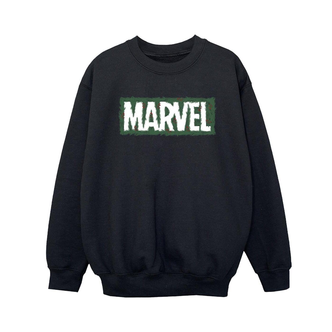 Image of Holly Logo Sweatshirt Jungen Schwarz 128