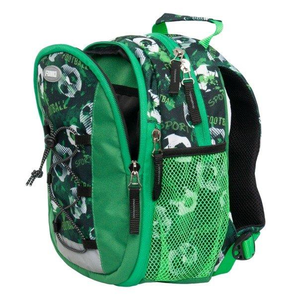 Funki Football sac à dos Cartable sac à dos Noir, Vert  