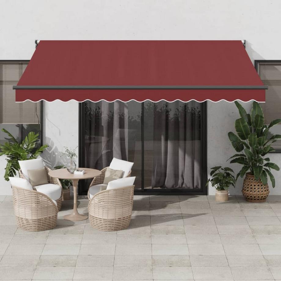 VidaXL tenda da sole retrattile Alluminio  