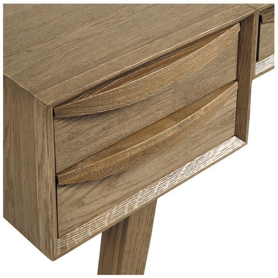 Blanc d'Ivoire Schreibtisch Melina Eiche natur 140  