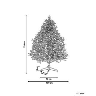 Beliani Sapin de Noël en Matière synthétique Traditionnel MASALA  