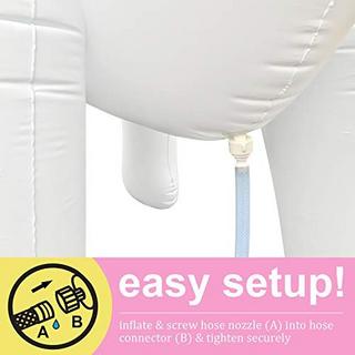 Activity-board  Aufblasbare Einhorn Sprinkler Wasser Spielzeug für Kinder im Freien Sommer Hof und im Freien 