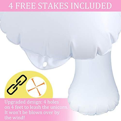 Activity-board  Aufblasbare Einhorn Sprinkler Wasser Spielzeug für Kinder im Freien Sommer Hof und im Freien 