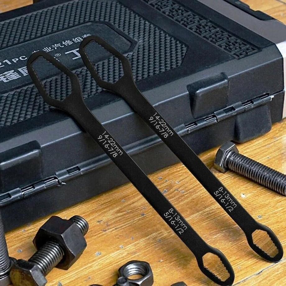 eStore  Clé multifonction, 8-22 mm - Noir 