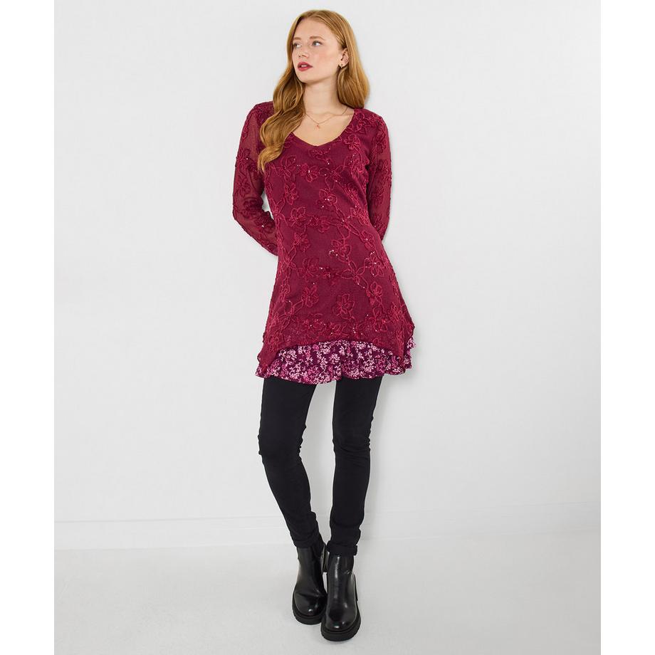 Joe Browns Tunica lavorata a maglia con motivo floreale  