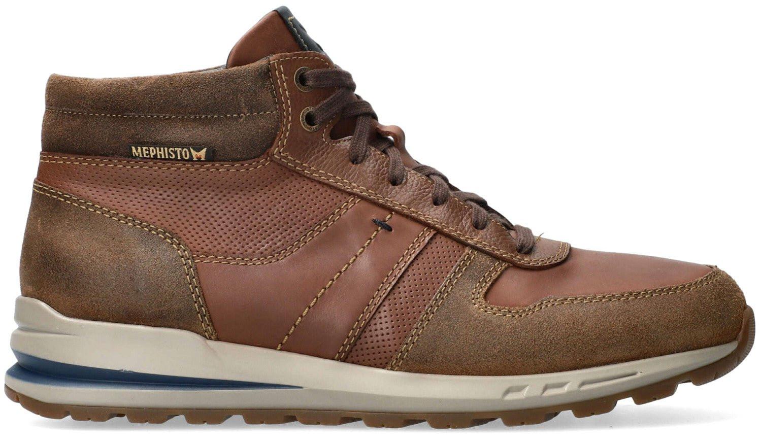 Image of Boran - Leder Stiefelette Herren Braun 46.5