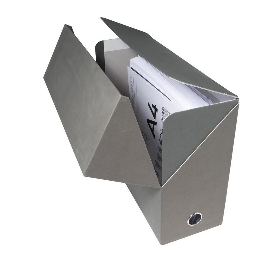 Exacompta Scatola per progetti economica dorso 120mm cartoncino rivestito - 25 ,5x34cm - x 5  