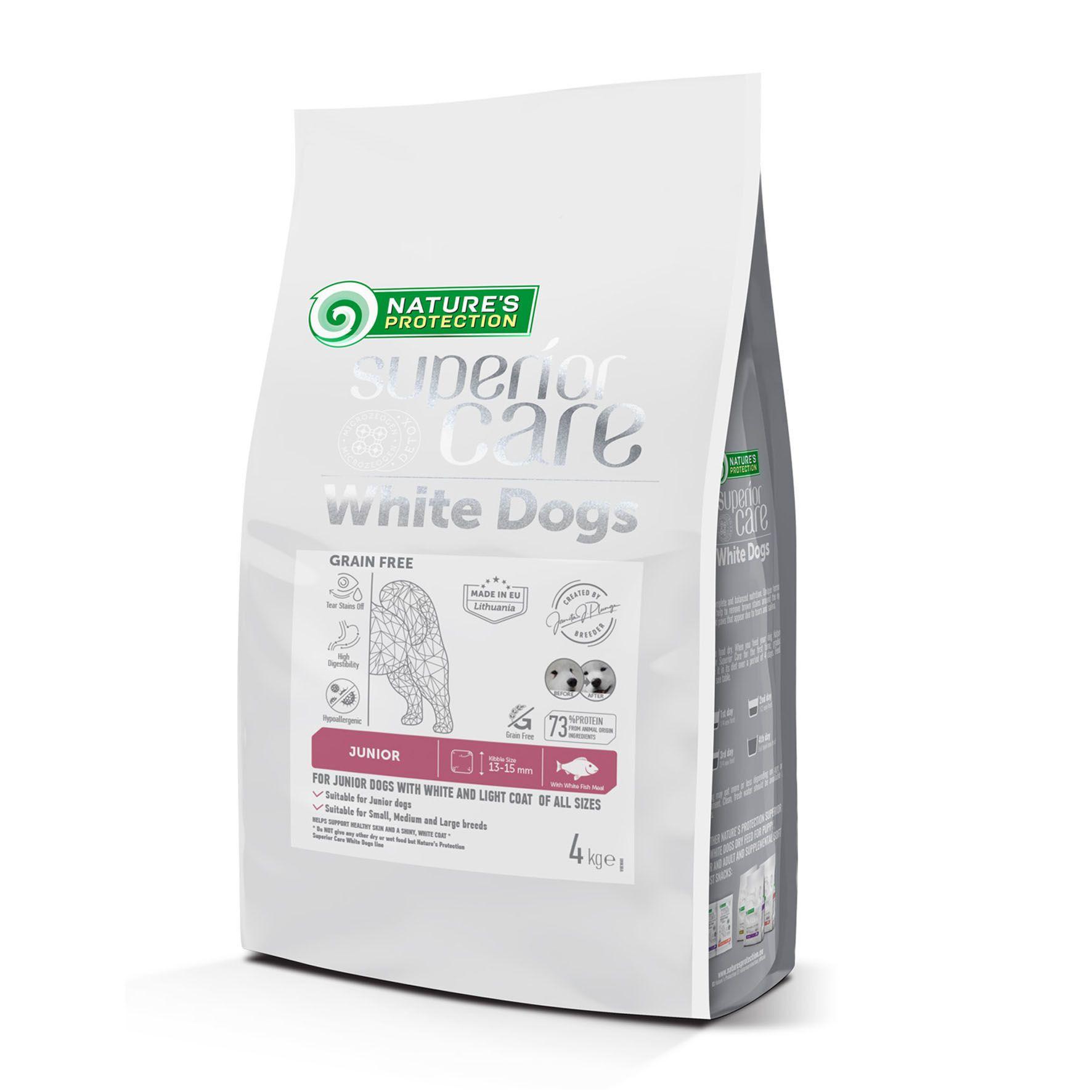 Nature's Protection Superior Care  Cani Bianchi, Pesce Bianco, Junior 