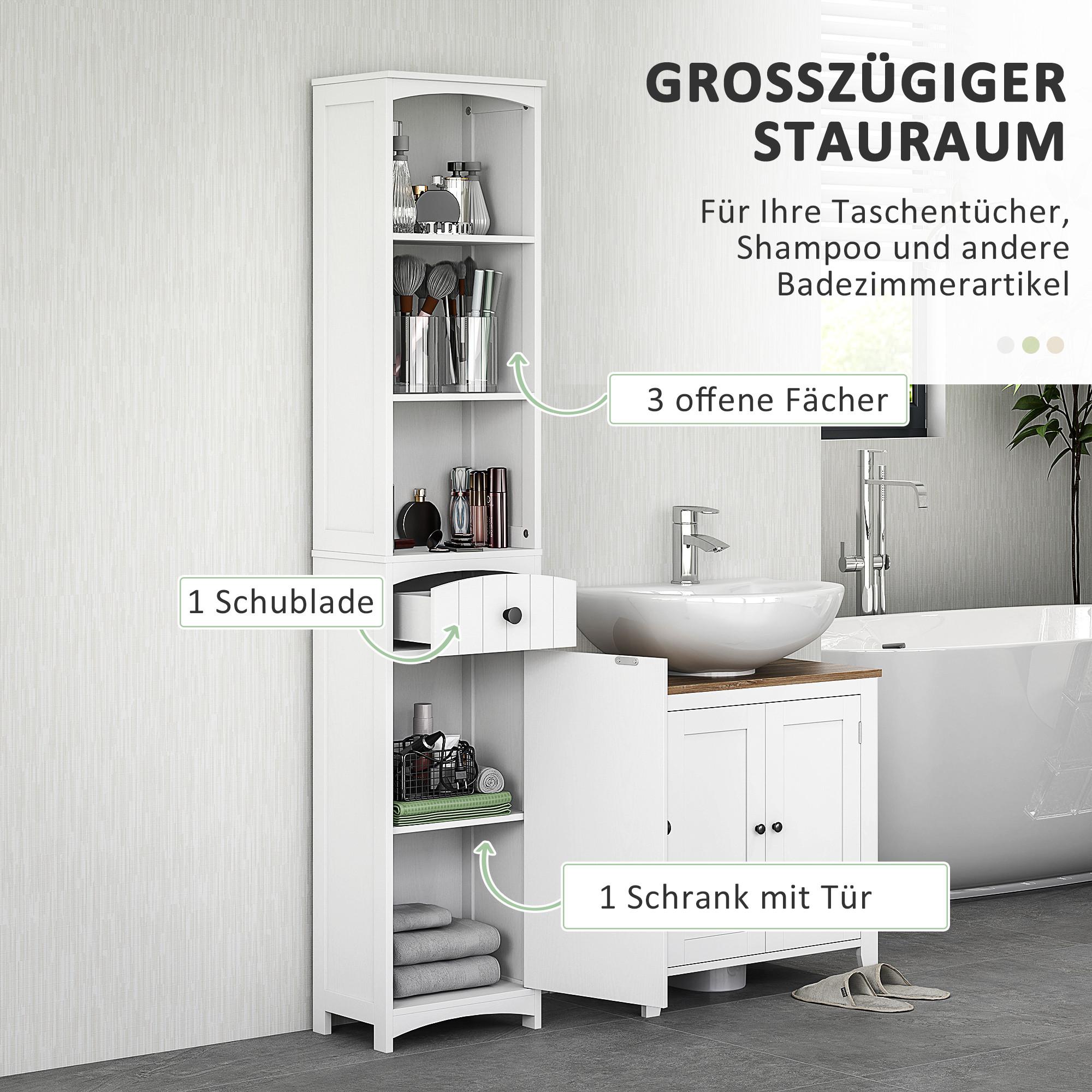 HOMCOM Badezimmerschrank  