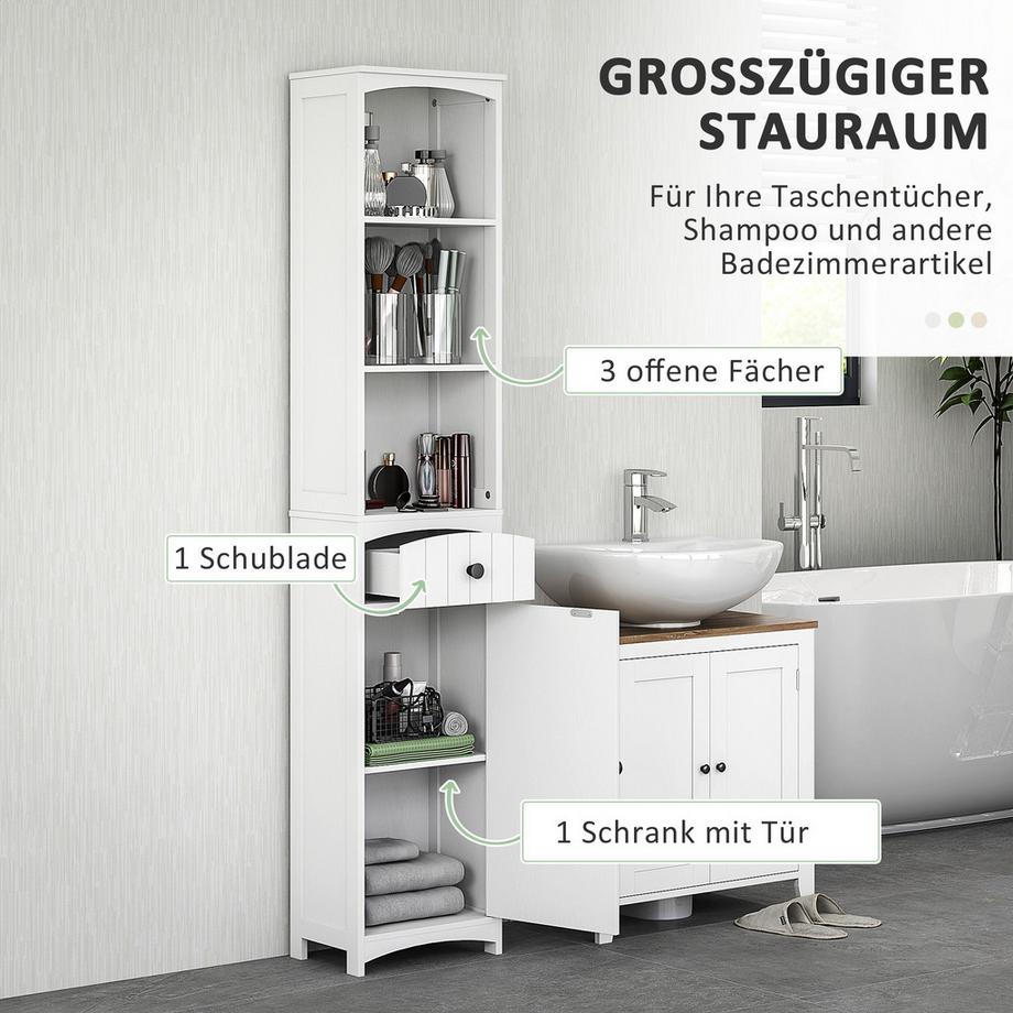 HOMCOM Badezimmerschrank  