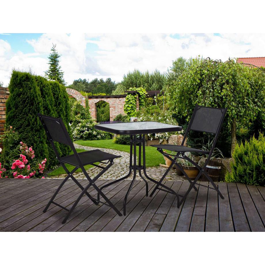 B2X Table de jardin 60 cm pour le jardin terrasse balcon ModernHome  