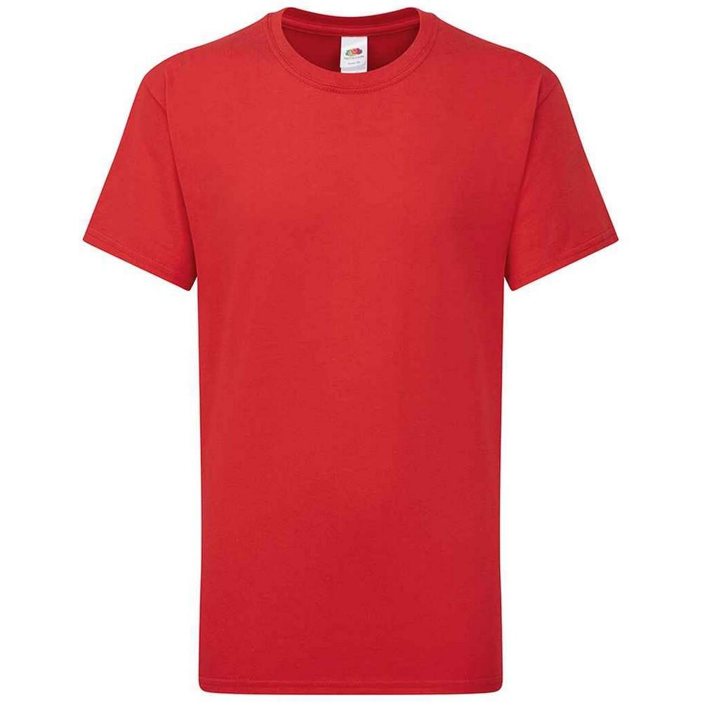 Image of Iconic 195 Premium Tshirt Mädchen Rot Bunt 164-170