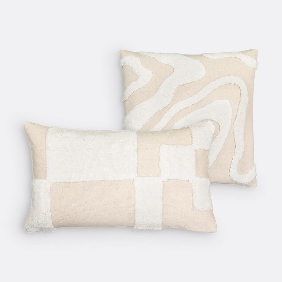 La Redoute Intérieurs Housse de coussin Limestone  