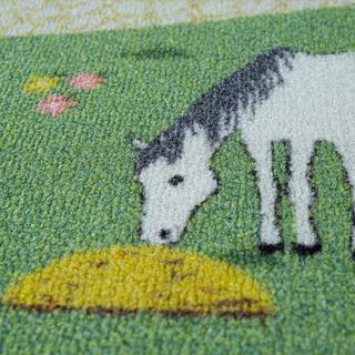 Paco Home Jouez aux chevaux de motif de rue tapis  