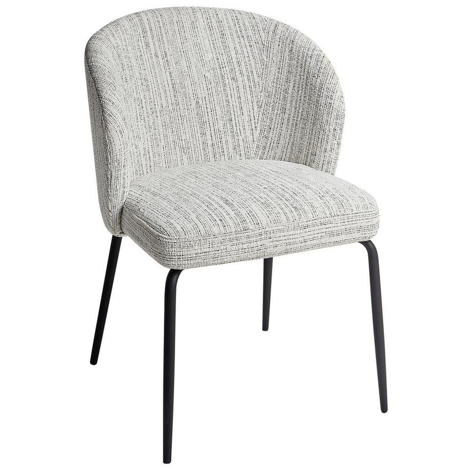 Beliani Lot de 2 chaises de salle à manger en Tissu Moderne ZANA  