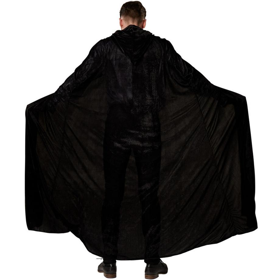 Tectake  Samt Umhang mit Kapuze 