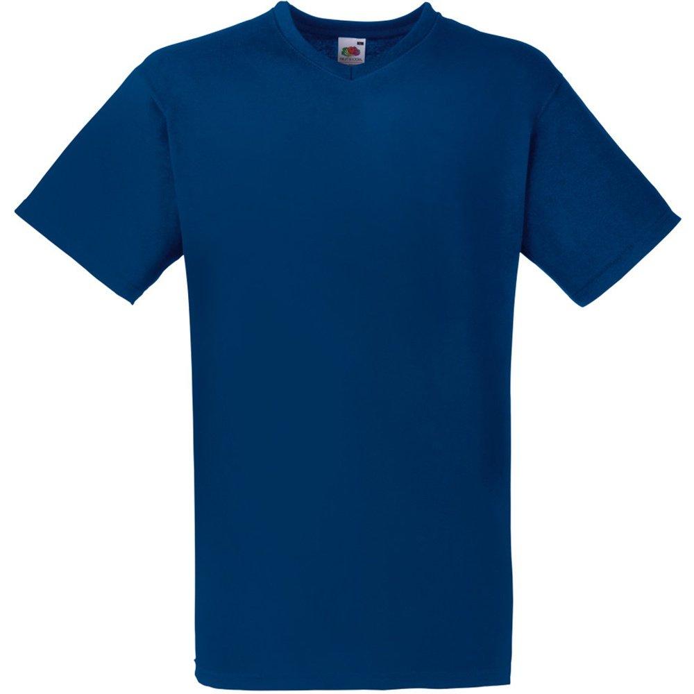 Image of Valueweight Vneck, Kurze Hülsen-t-shirt Herren Marine 3XL
