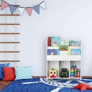 B2X Étagère pour enfants pour livres et jouets  