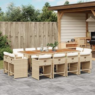 VidaXL Garten essgruppe poly-rattan  