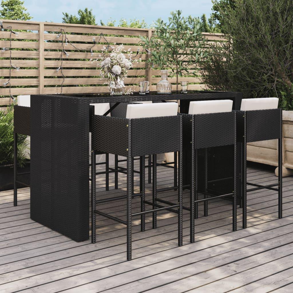 VidaXL Gartenbar set poly-rattan  