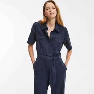 La Redoute Collections  Jumpsuit aus Lyocell & Baumwolle 