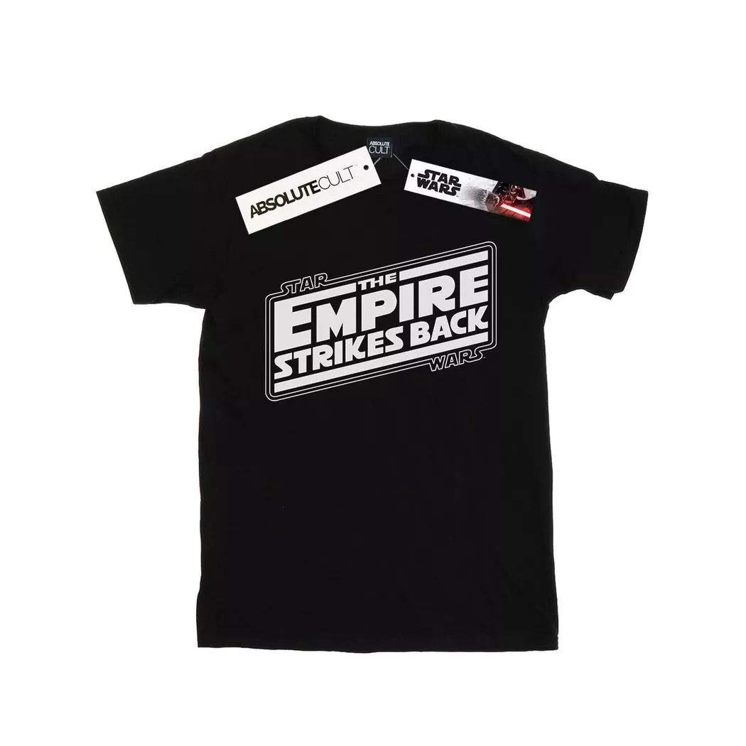 STAR WARS - The Empire Strikes Back TShirt, für Damen, Schwarz, Größe S