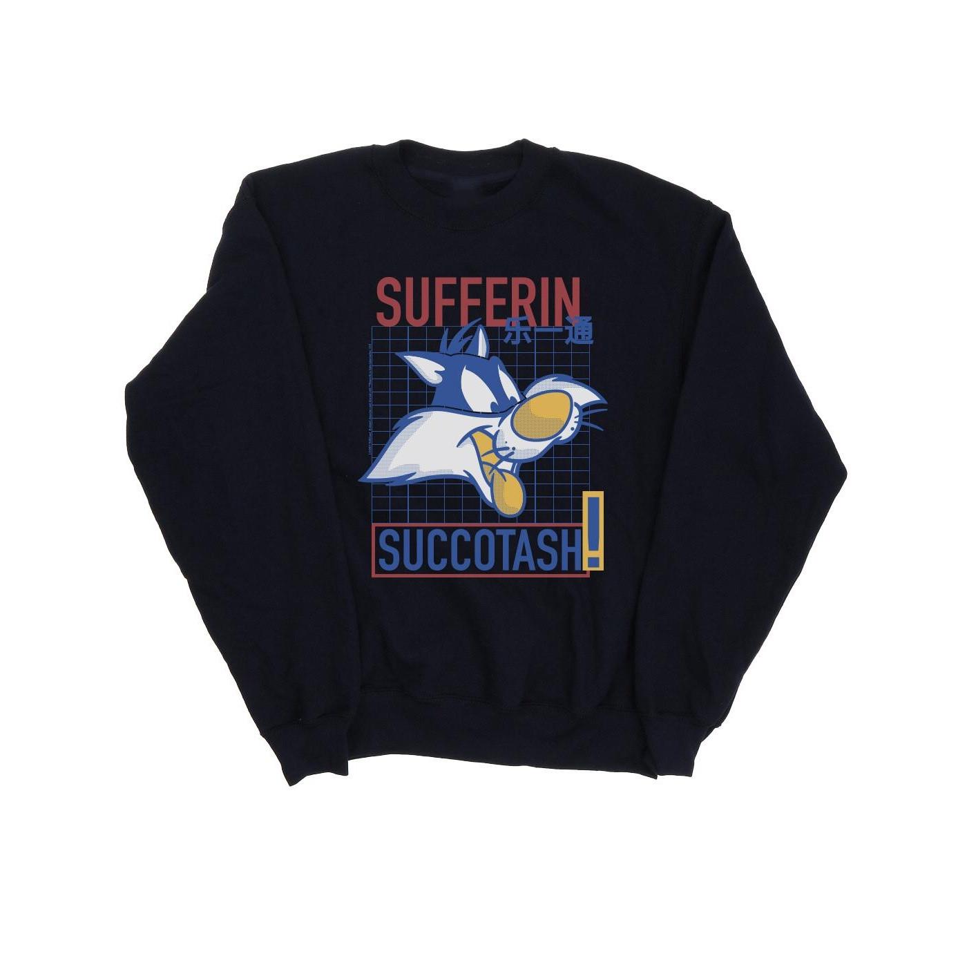 Image of Sylvester Sufferin Succotash Sweatshirt Damen Marine XXL